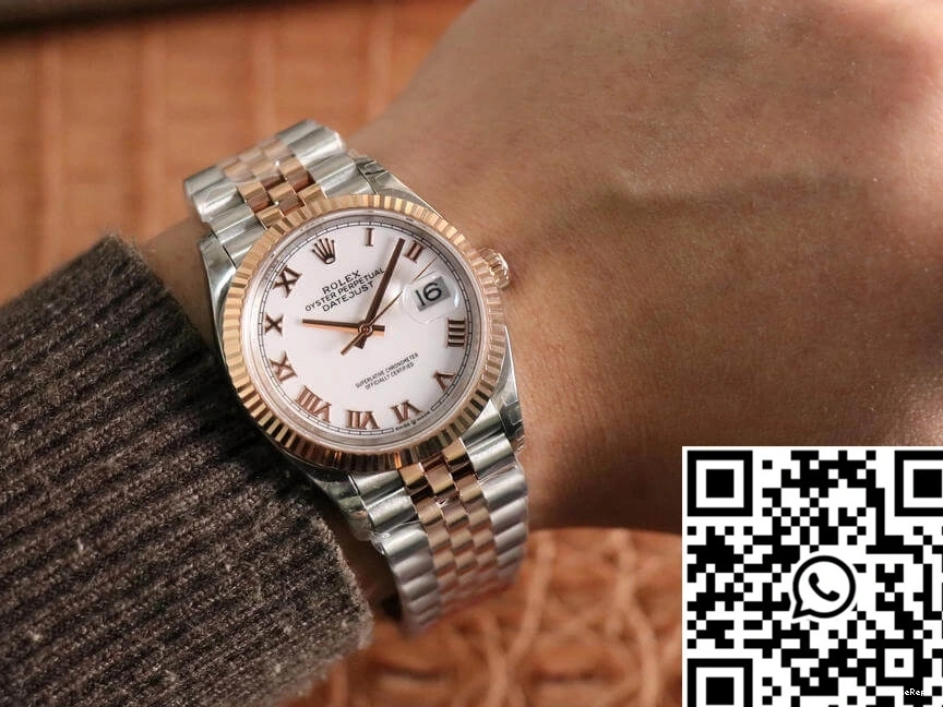 Factory Rose Datejust M126231-0015 Rolex Gold EW 0427